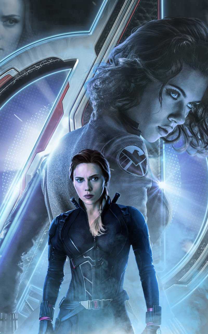800x1280 Black Widow in Avengers Endgame 2019 HD Wallpaper (800x1280)