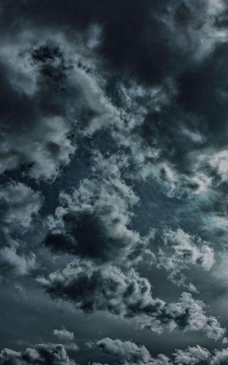 800x1280 Download wallpaper 800x1280 clouds, sky, cloudy, dark samsung