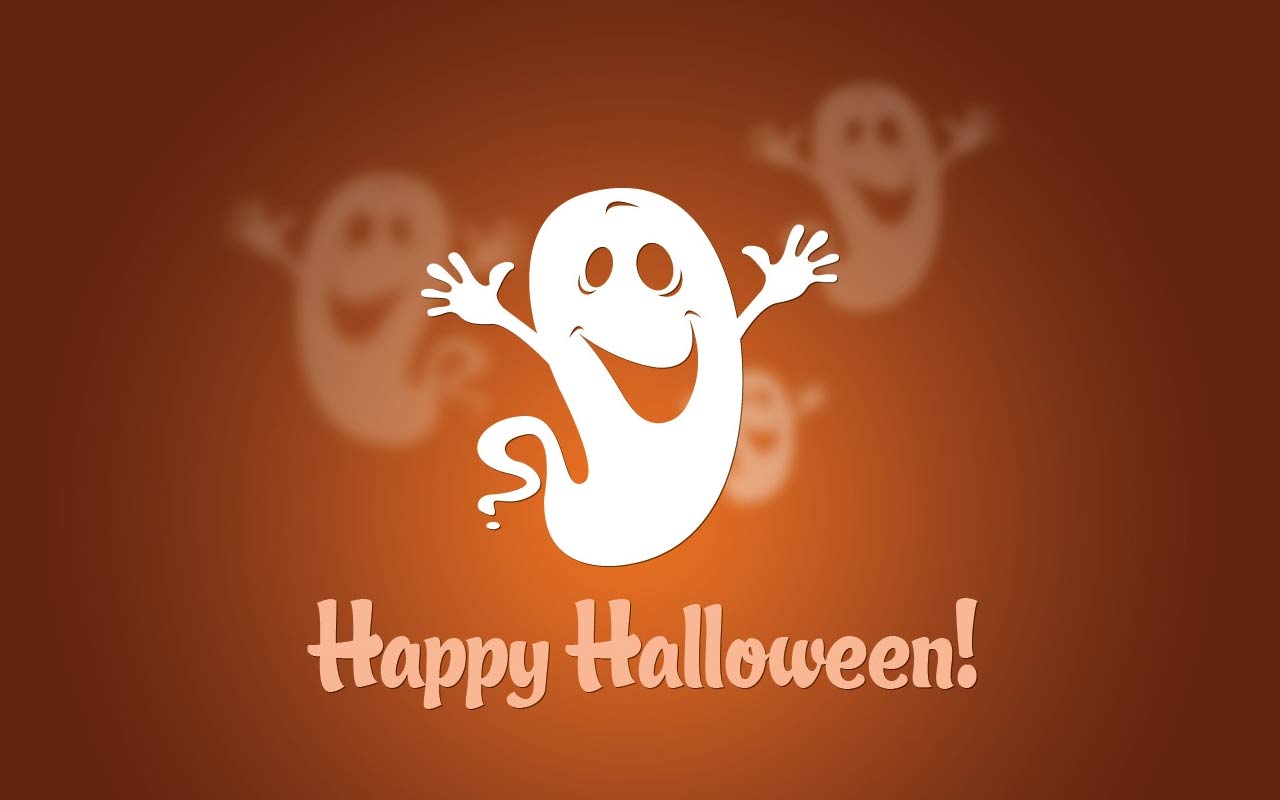 1280x800 Happy Ghost Background. Happy