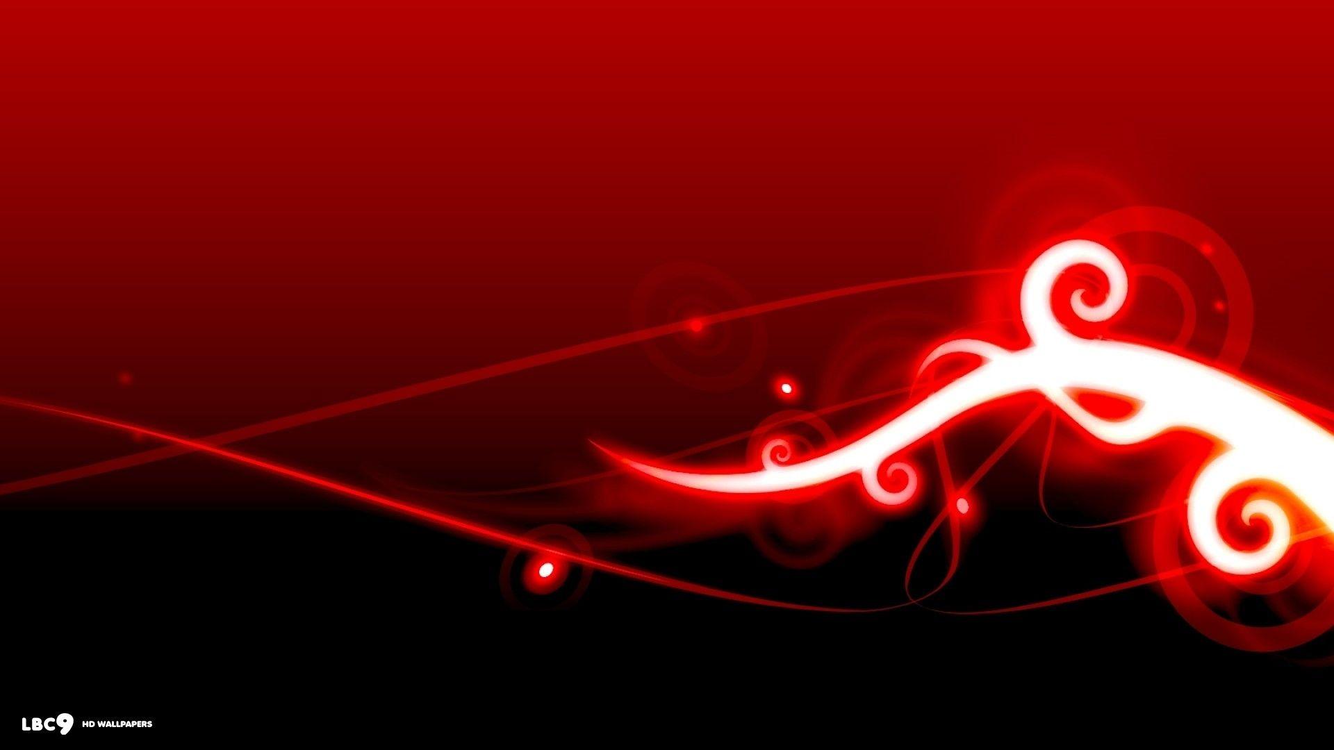 1920x1080 Red Abstract Pc Wallpaper