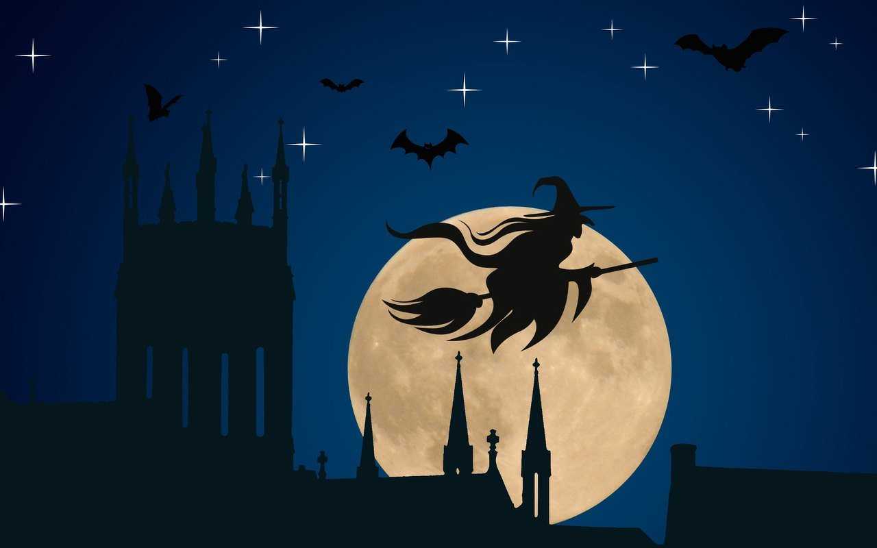 1280x800 Halloween Witch HD Wallpaper (1280x800)