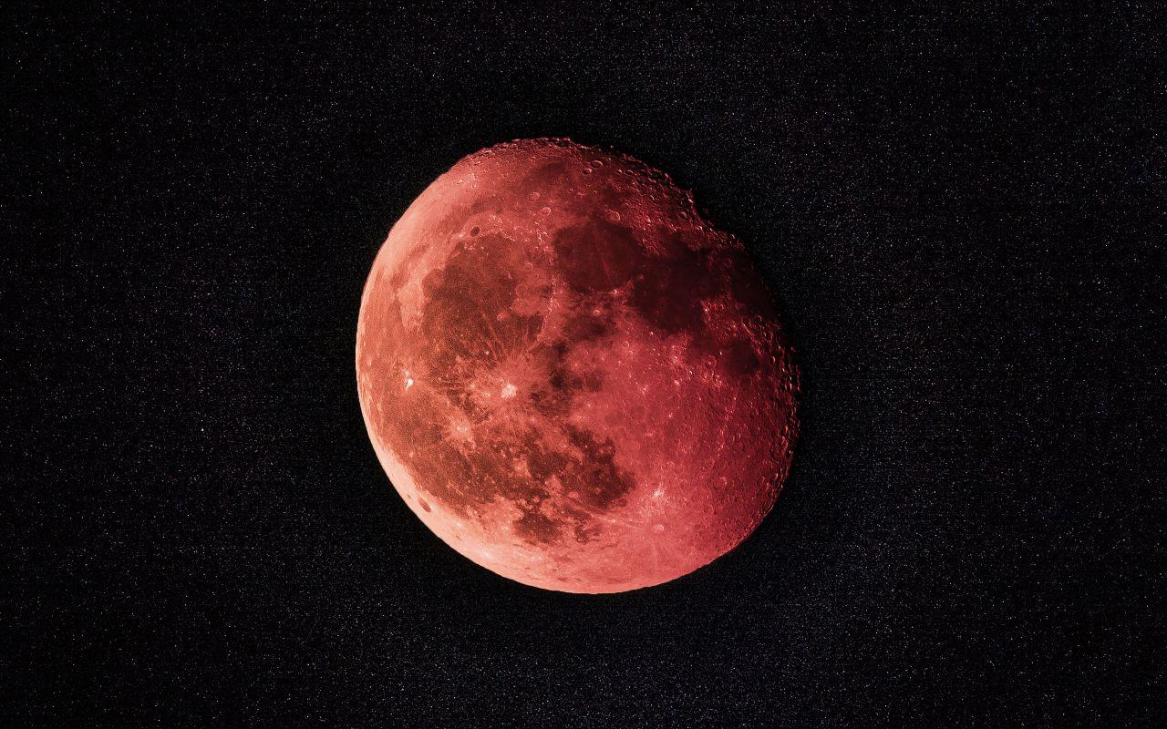 1280x800 Download 1280x800 wallpaper lunar eclipse, blood moon, nature
