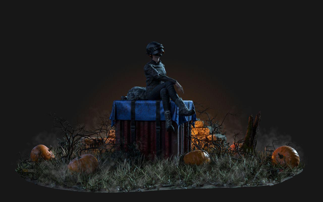 1280x800 PUBG Halloween Pumpkin 1280x800 Resolution Wallpaper, HD