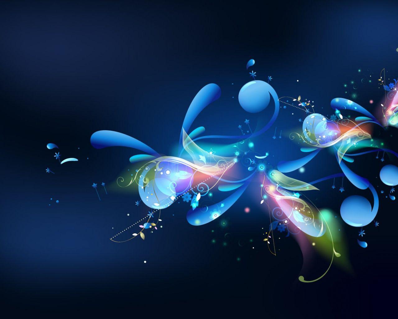 1280x1024 Beautiful, abstract, flowers desktop PC and Mac wallpaper