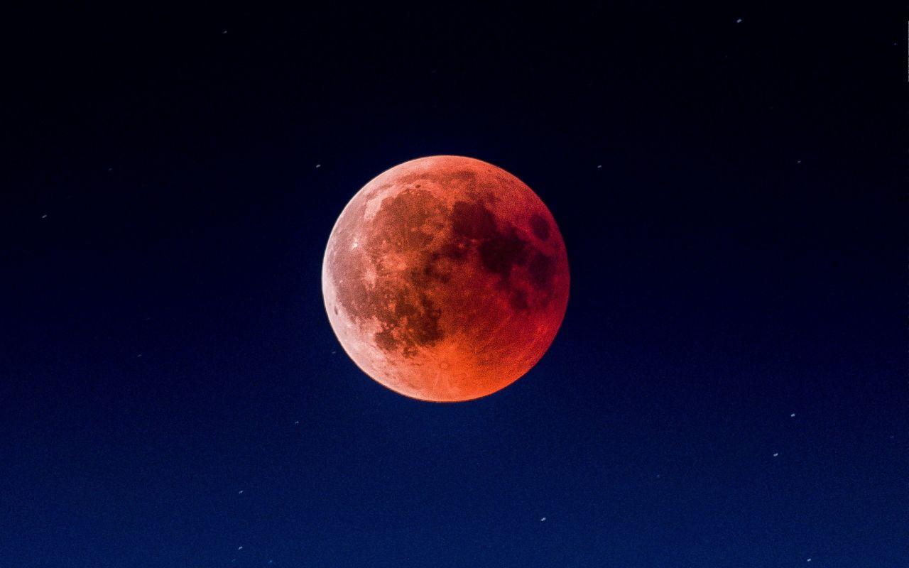 1280x800 Download 1280x800 wallpaper blood moon, night, sky, eclipse, full