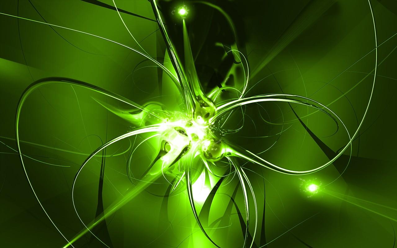 1280x800 Wallpaper Abstract Green For Desk HD Wallpaper