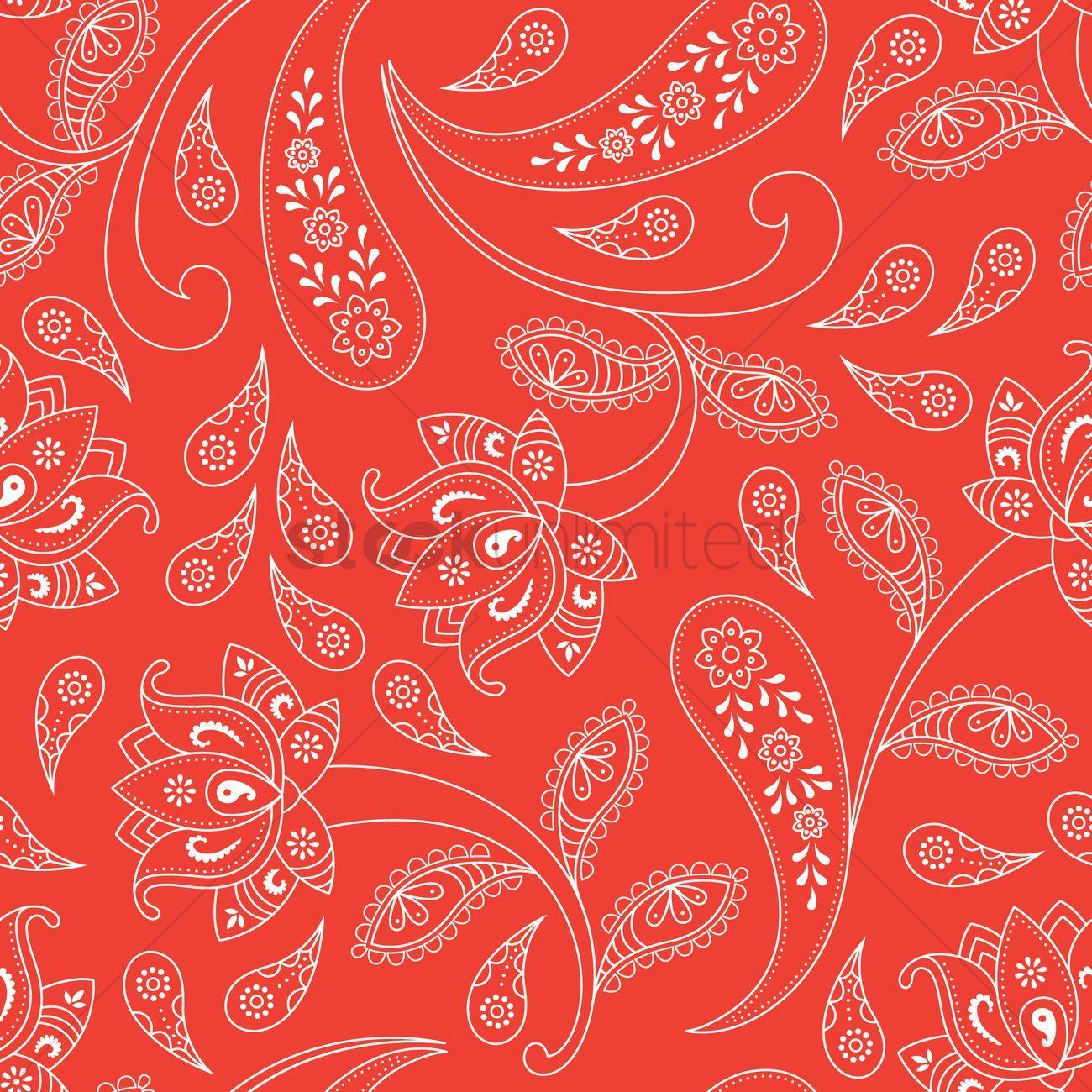 Red Paisley Wallpapers - Top Free Red Paisley Backgrounds - WallpaperAccess