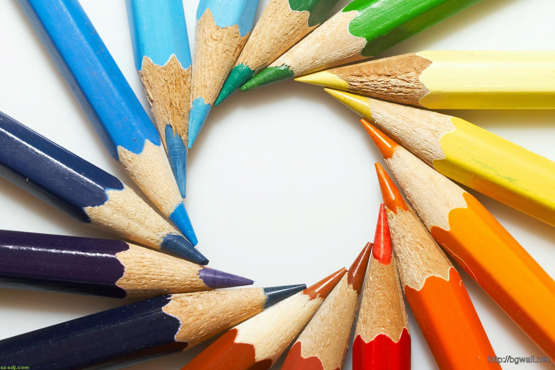 1920x1280 Awesome Colored Pencils Wallpaper Image