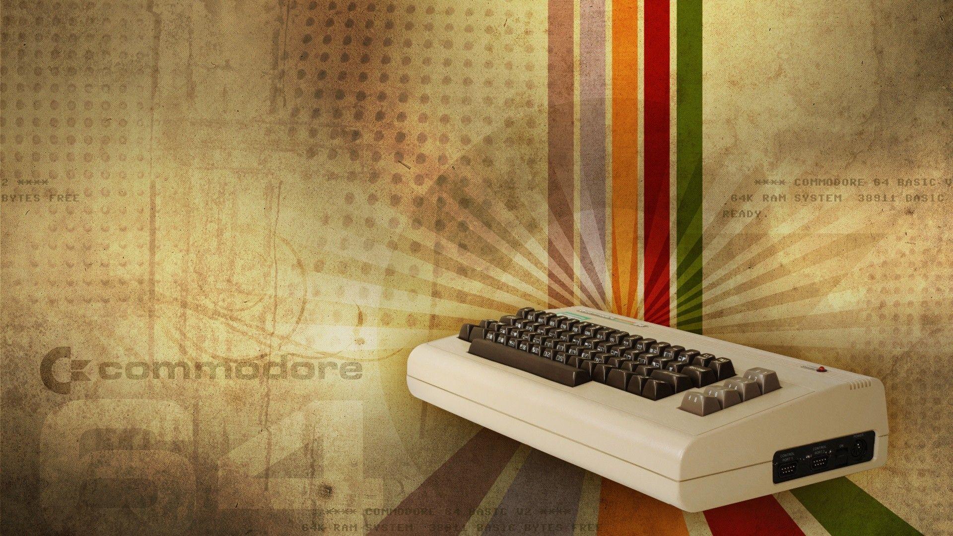 1920x1080 retro Games, Commodore Keyboards, Vintage, Consoles Wallpaper HD / Desktop and Mobile Background