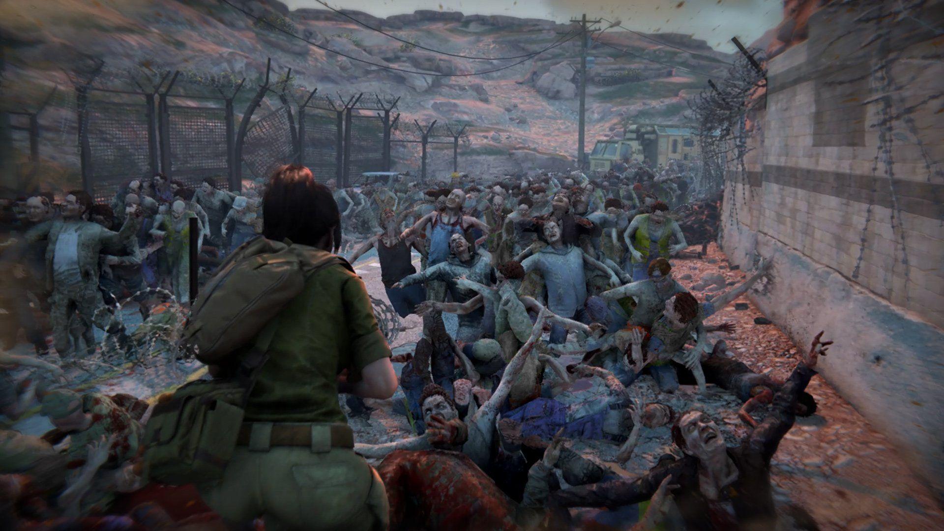 1920x1080 World War Z is all about big zombie swarms