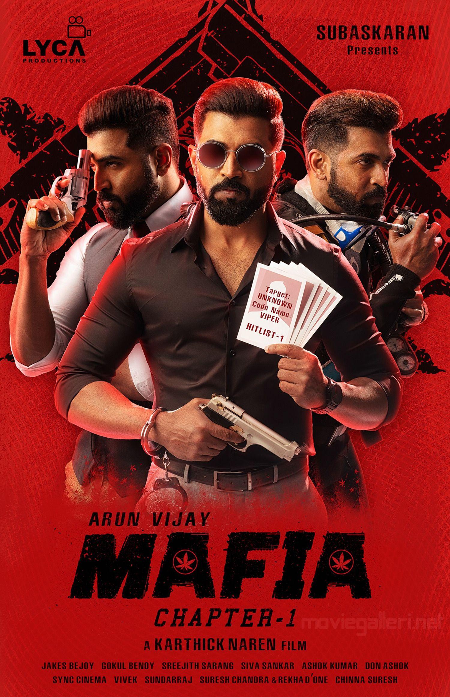 1500x2322 Actor Arun Vijay Mafia First Look Poster HD Arun Vijay