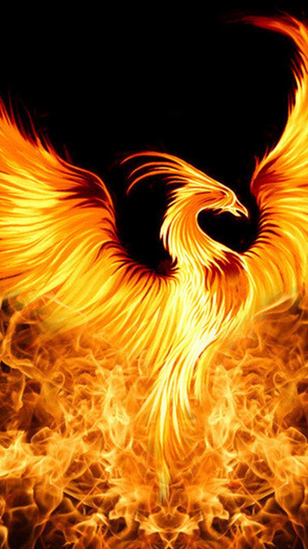 1080x1920 Phoenix Background For Android. Phoenix bird art, Phoenix art
