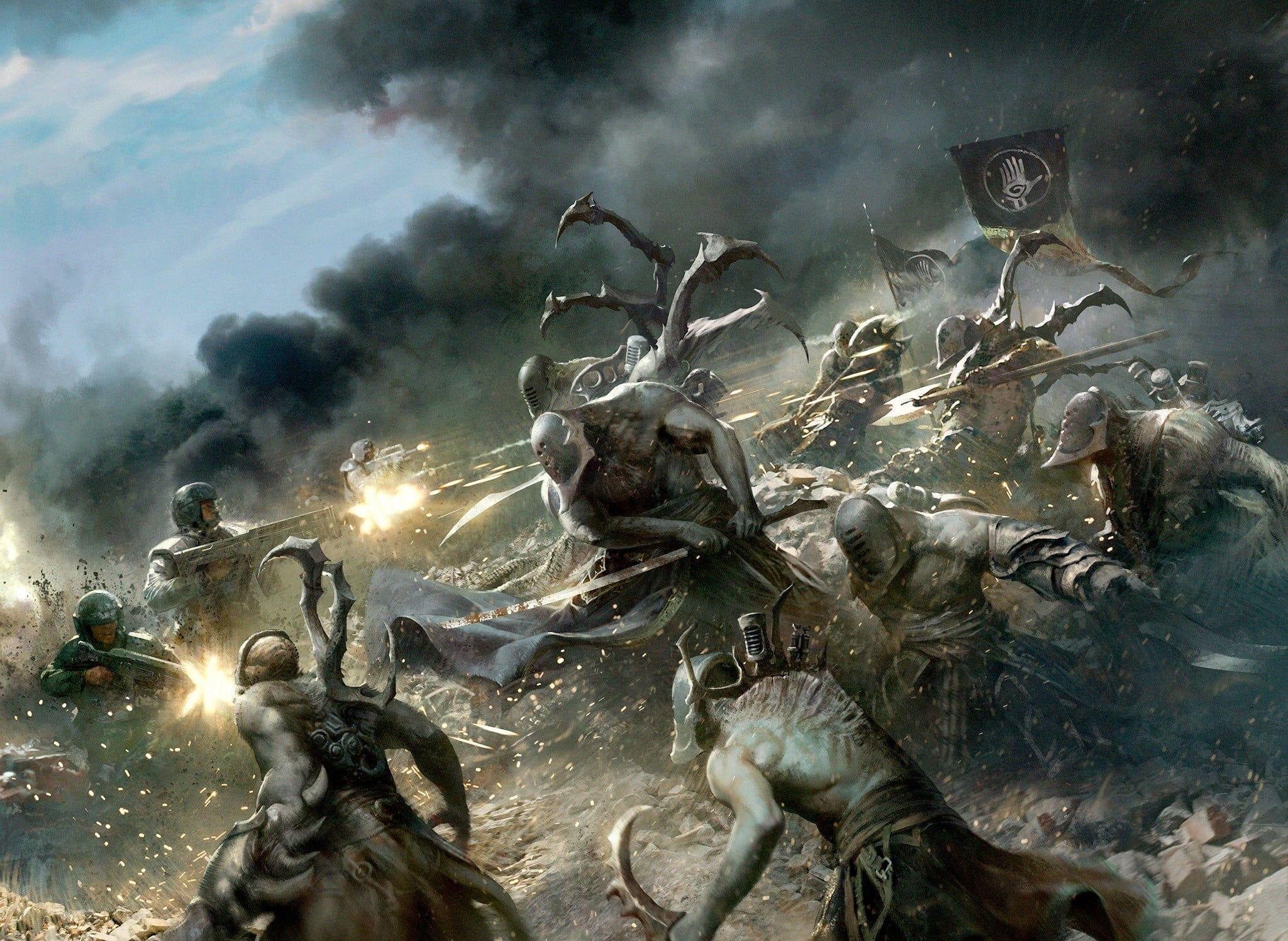 2048x1496 Eldar, Warhammer 000 HD wallpaper
