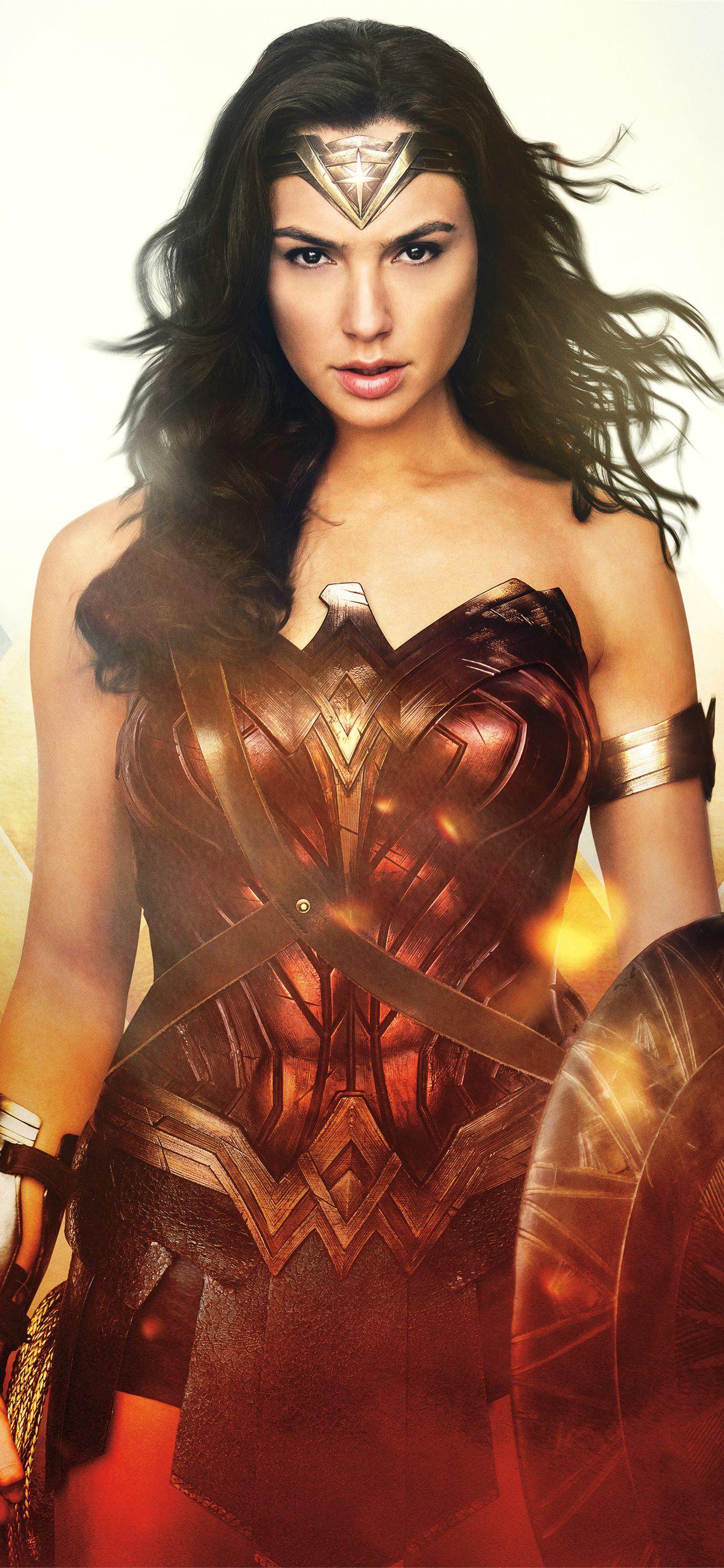1242x2688 wonder woman night angel 12k iPhone X Wallpaper Free Download