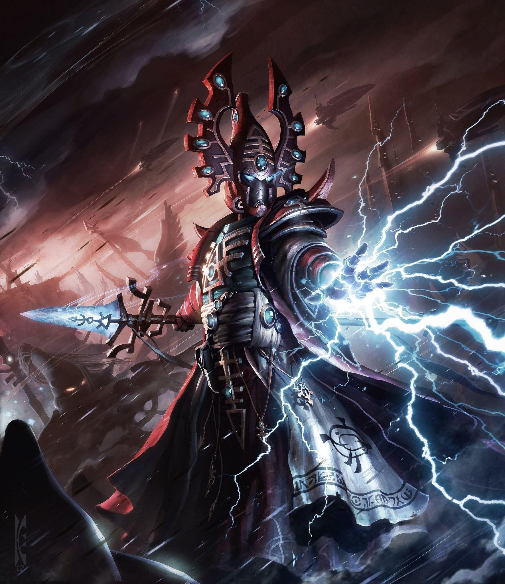 1771x2048 Male warrior with mask, Warhammer Eldar, Warlock HD