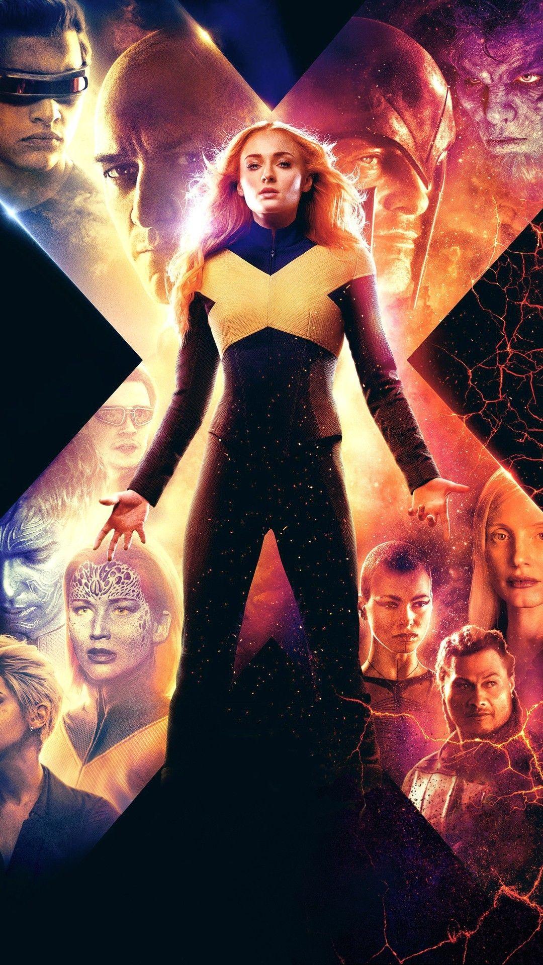 1080x1920 Dark Phoenix Wallpaper