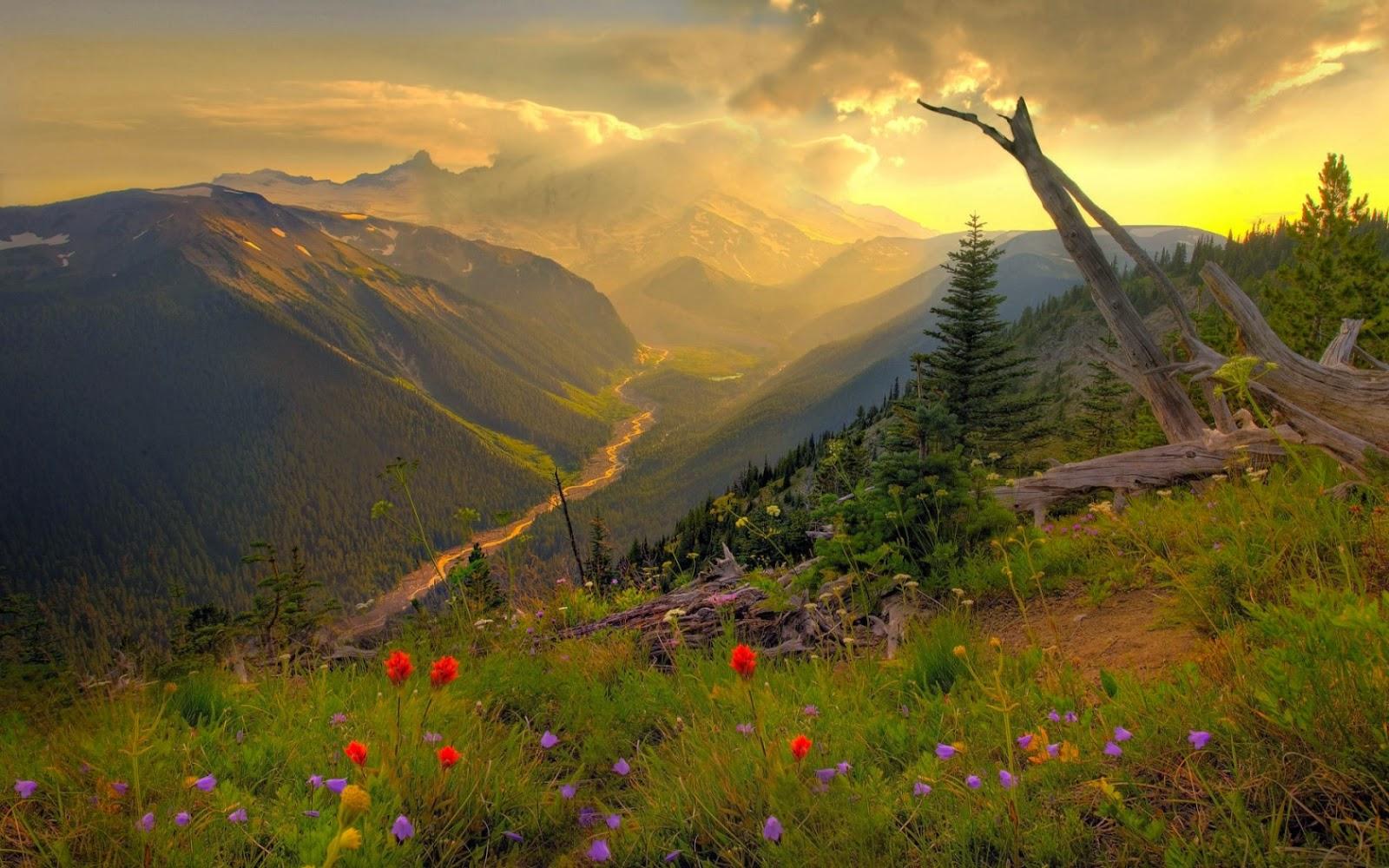 1600x1000 Mountain Scenes For Desktop Wallpaper