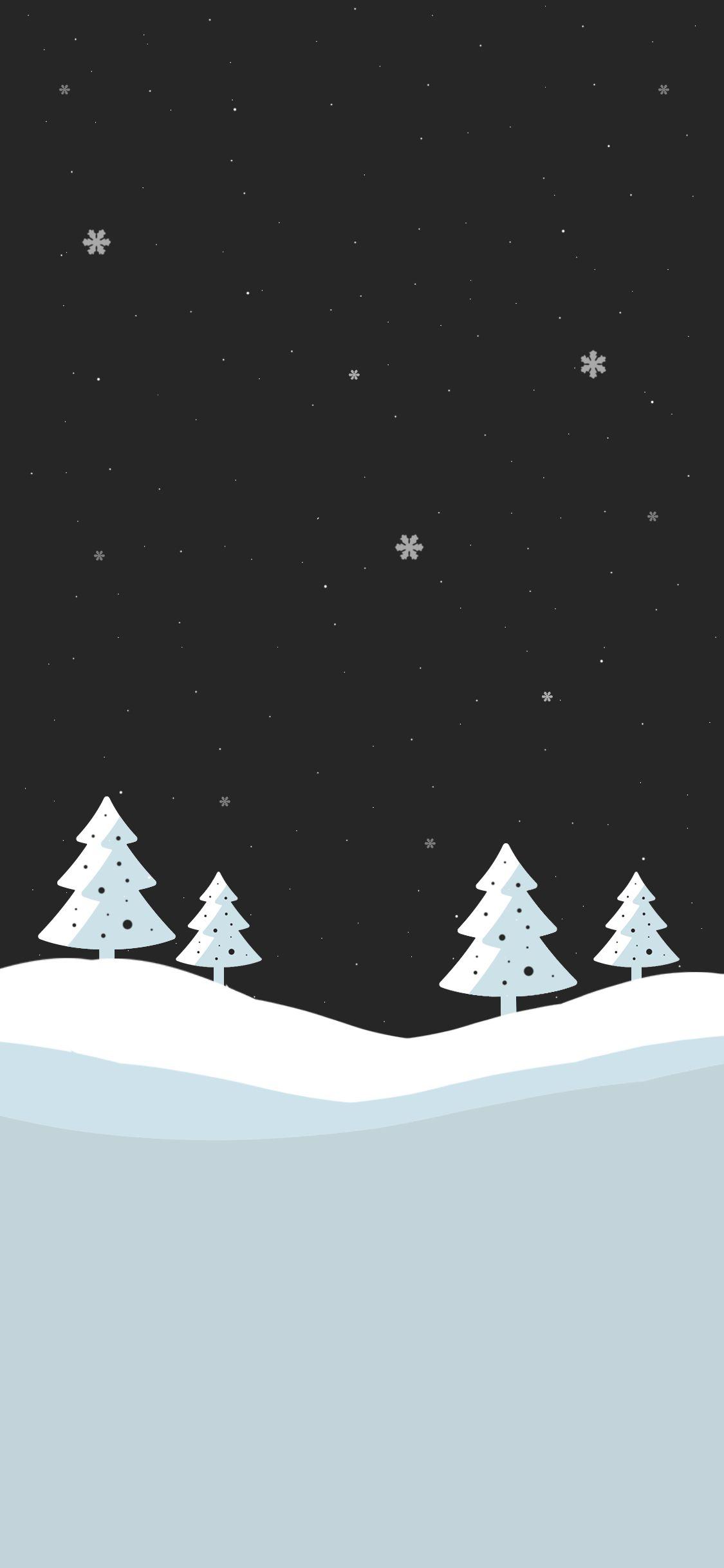 1125x2436 Christmas wallpaper pack