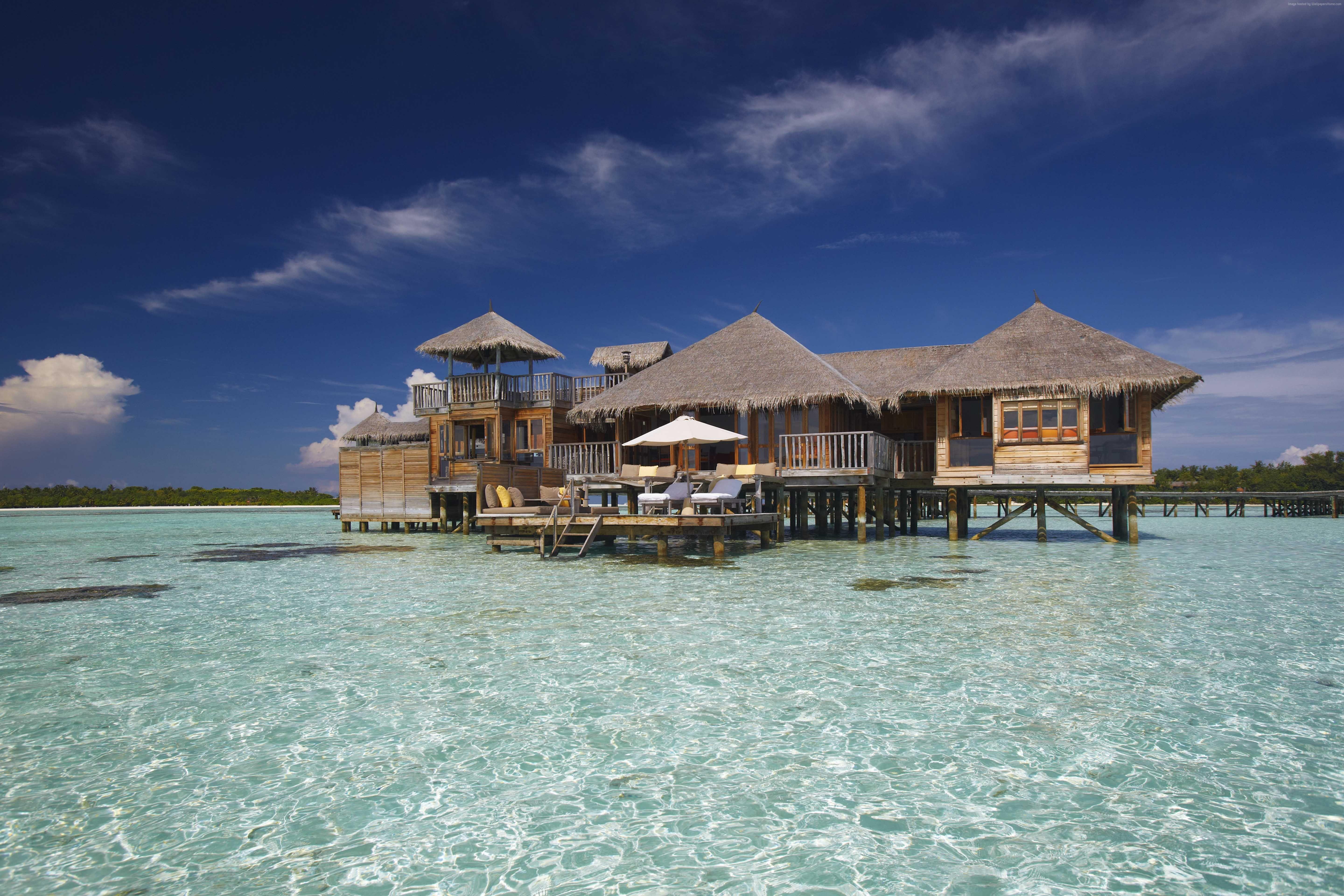 5760x3840 Wallpaper Gili Lankanfushi, 5k, 4k wallpaper, Maldives, Best Hotels
