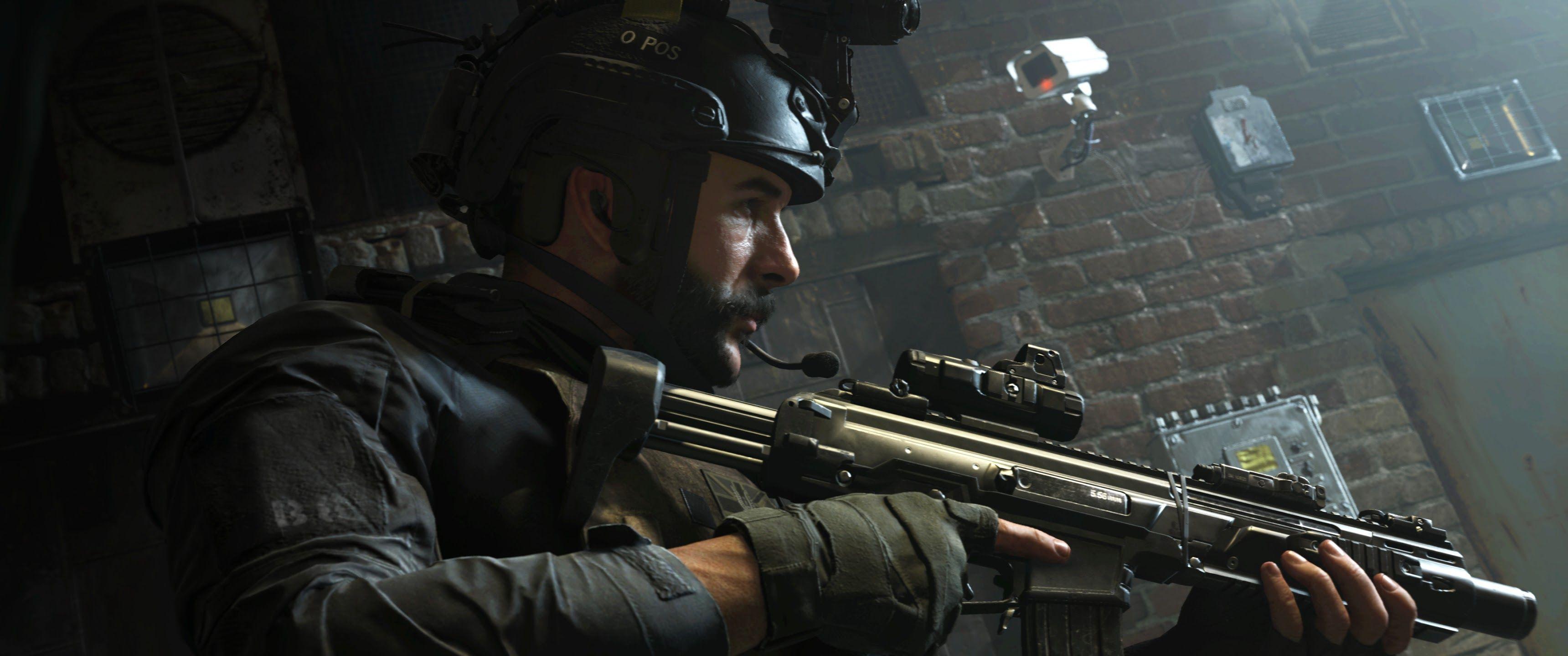 3440x1440 Call of Duty: Modern Warfare Captain Price 4K Wallpaper