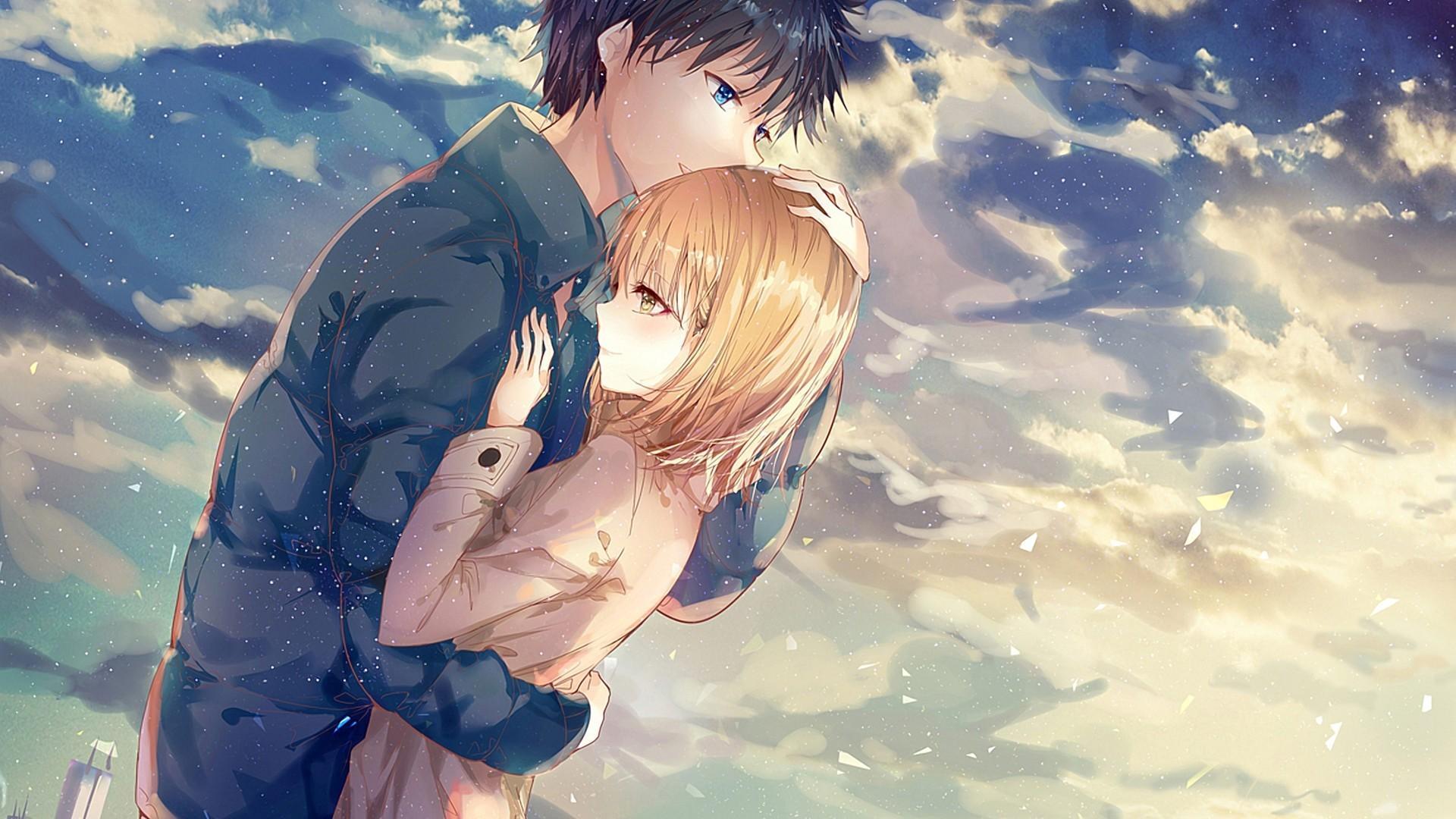 1920x1080 Download Anime Couple Wallpaper, HD Background Download