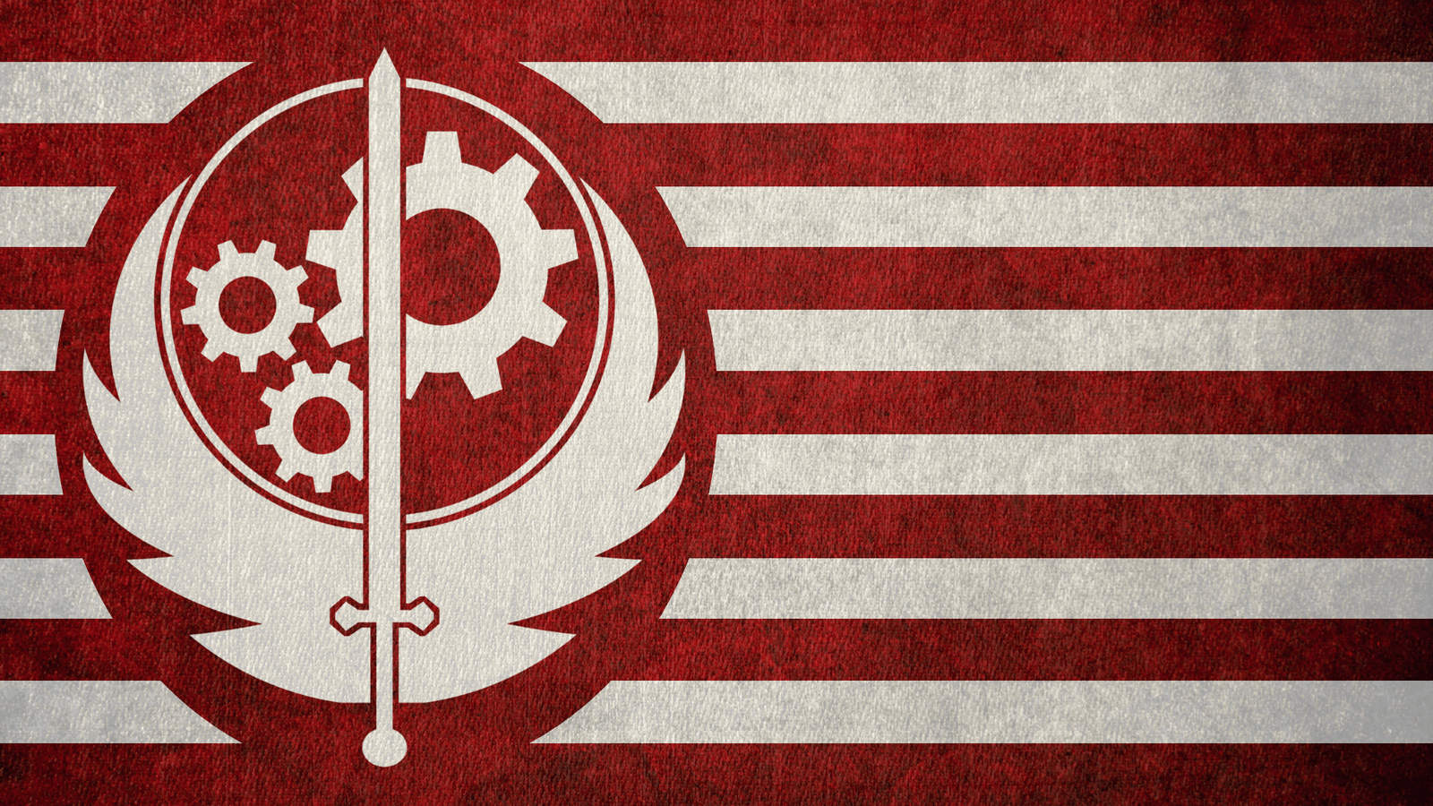 1600x900 FALLOUT: Flag of the Brotherhood of Steel