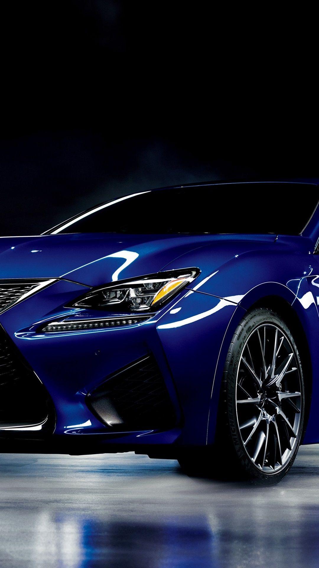 1080x1920 Lexus RC F Blue Car 1080x1920 IPhone 8 7 6 6S Plus Wallpaper