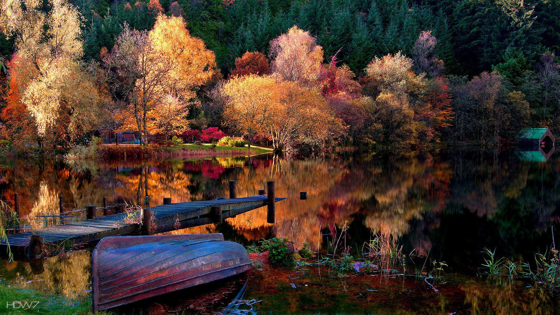 1920x1080 autumn lake scenery 1920x1080. HD wallpaper gallery