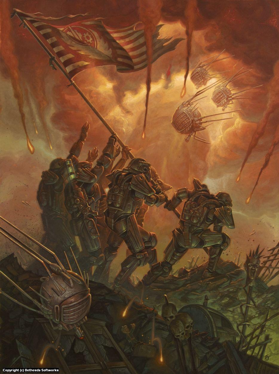 934x1250 Fallout Brotherhood Of Steel Art