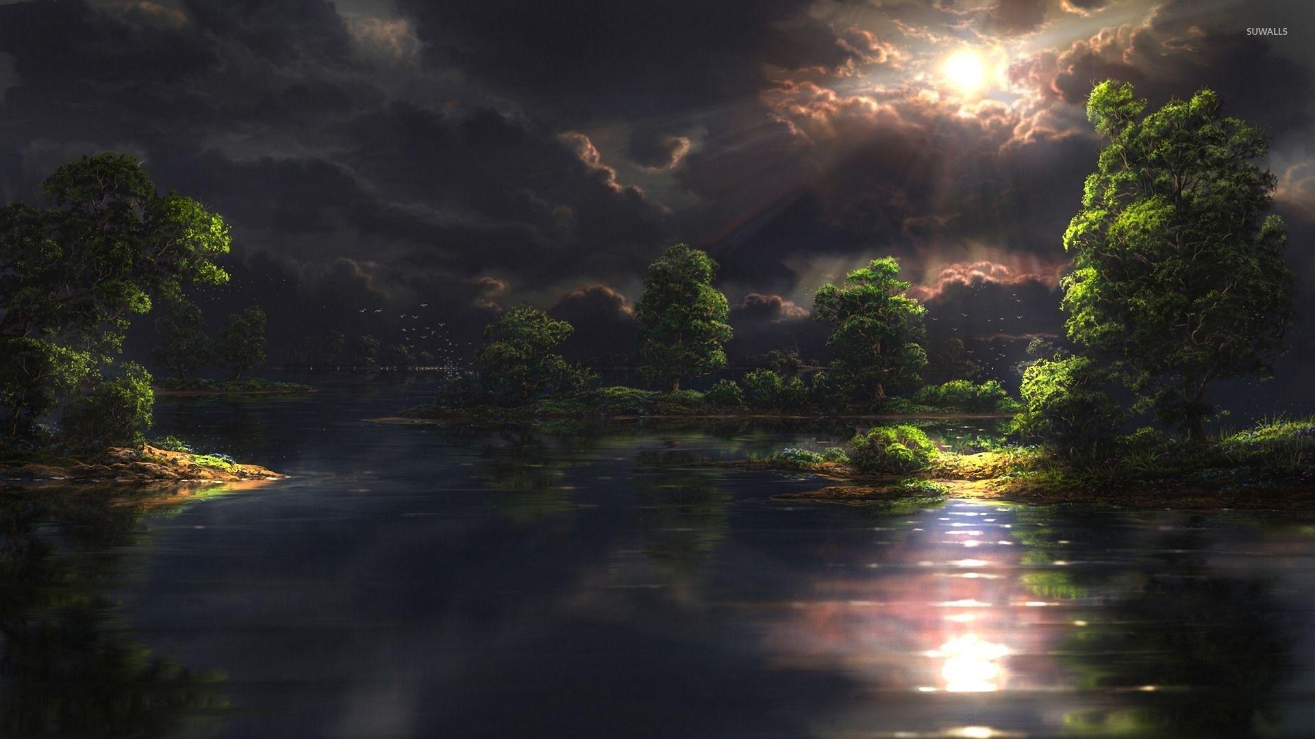 Dark Lake Wallpapers Top Free Dark Lake Backgrounds WallpaperAccess
