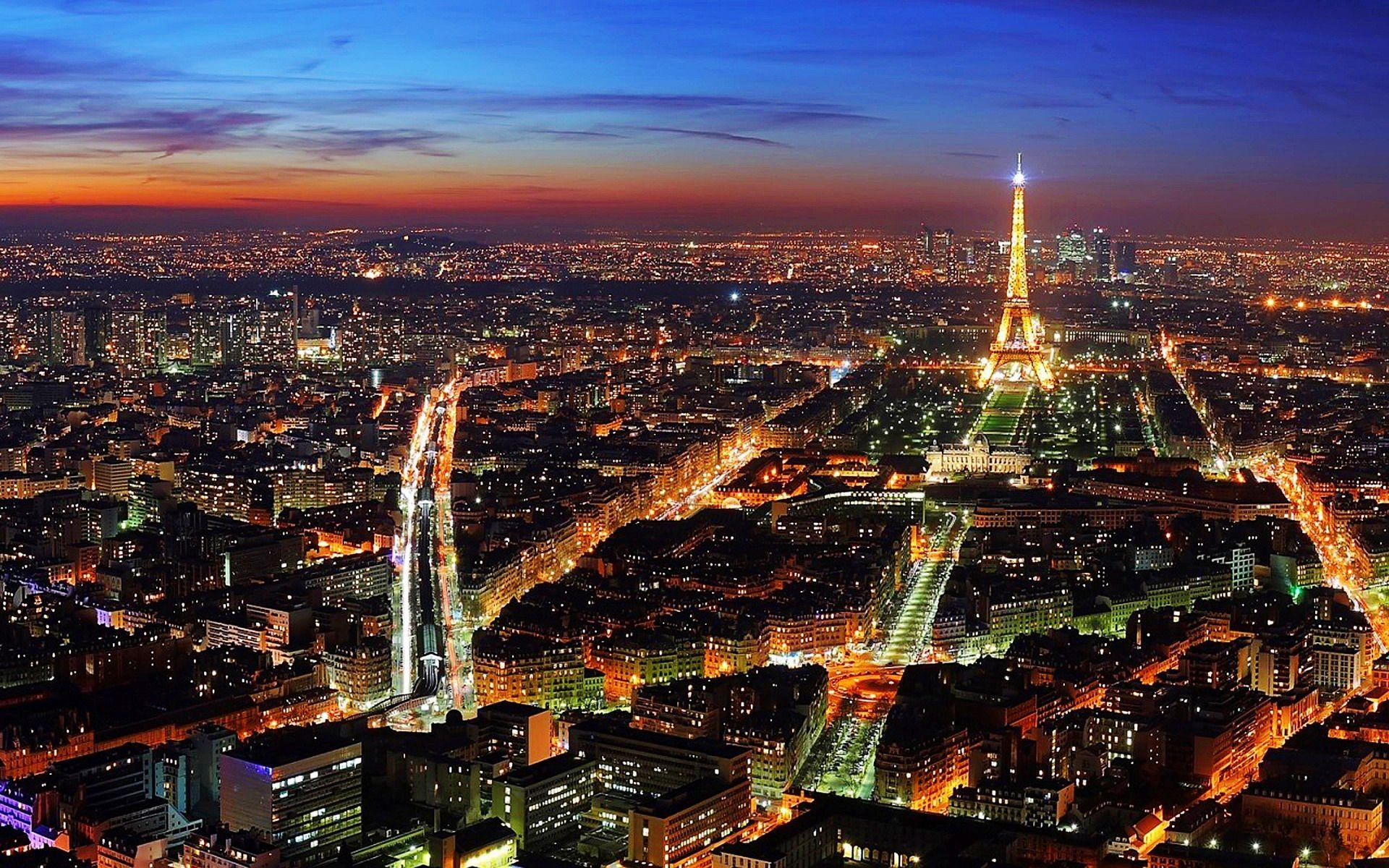 Eiffel Tower Wallpaper 4K Night Paris France Reflection 8437
