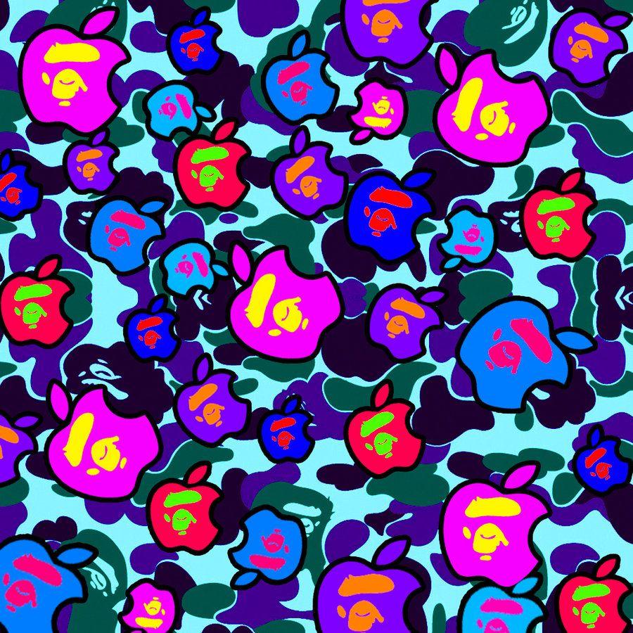 900x900 Bape iPhone 7 Wallpaper