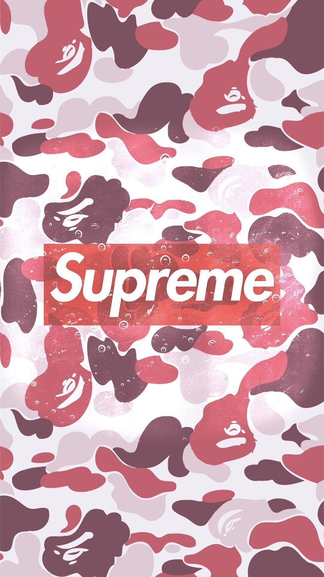 1080x1920 Supreme Bape iPhone Wallpaper