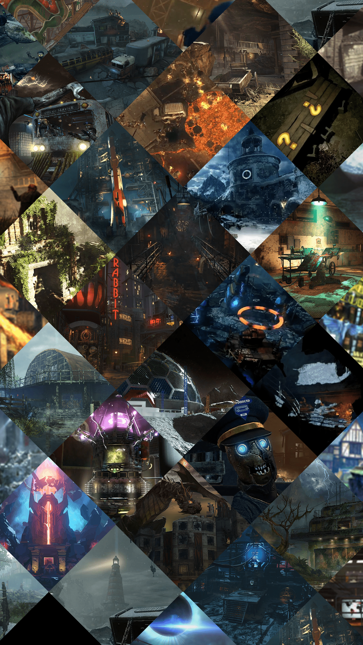 1440x2560 WaW to BO3 Diamond Wallpaper for Mobile