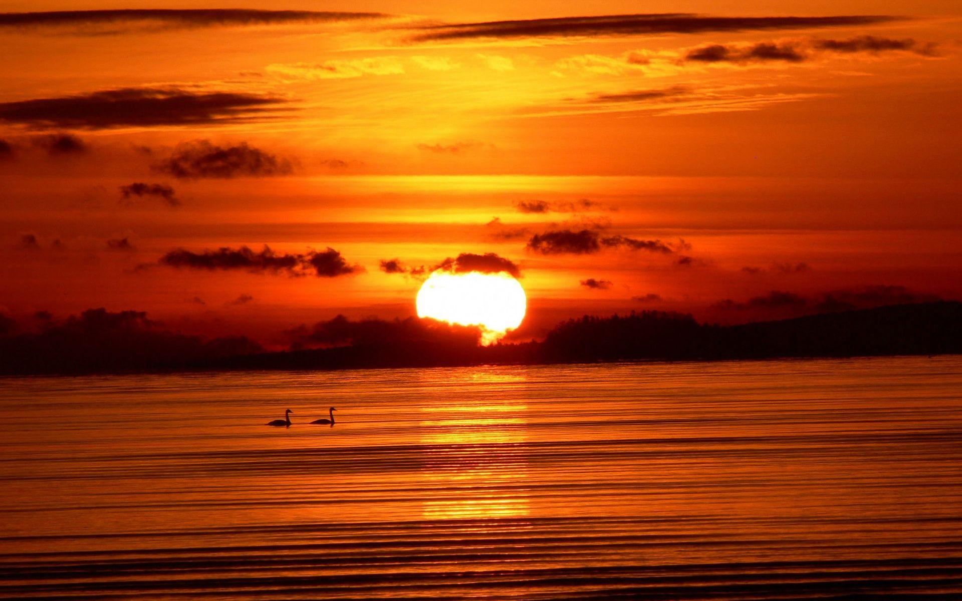 1920x1200 Sunrise, sea, wallpaper, landscapes