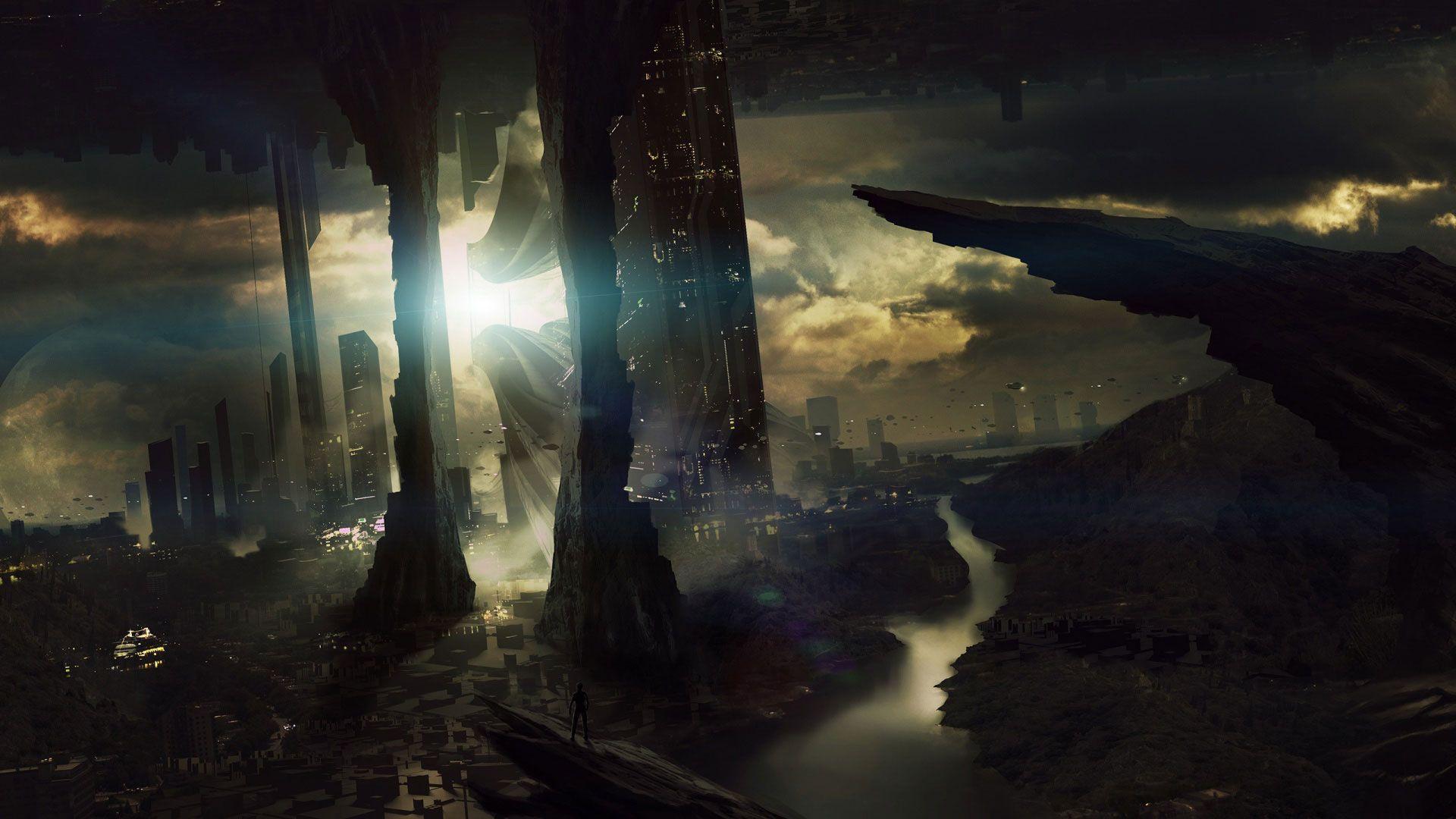 1920x1080 Free download 50 Futuristic City Wallpaper [1920x1080]