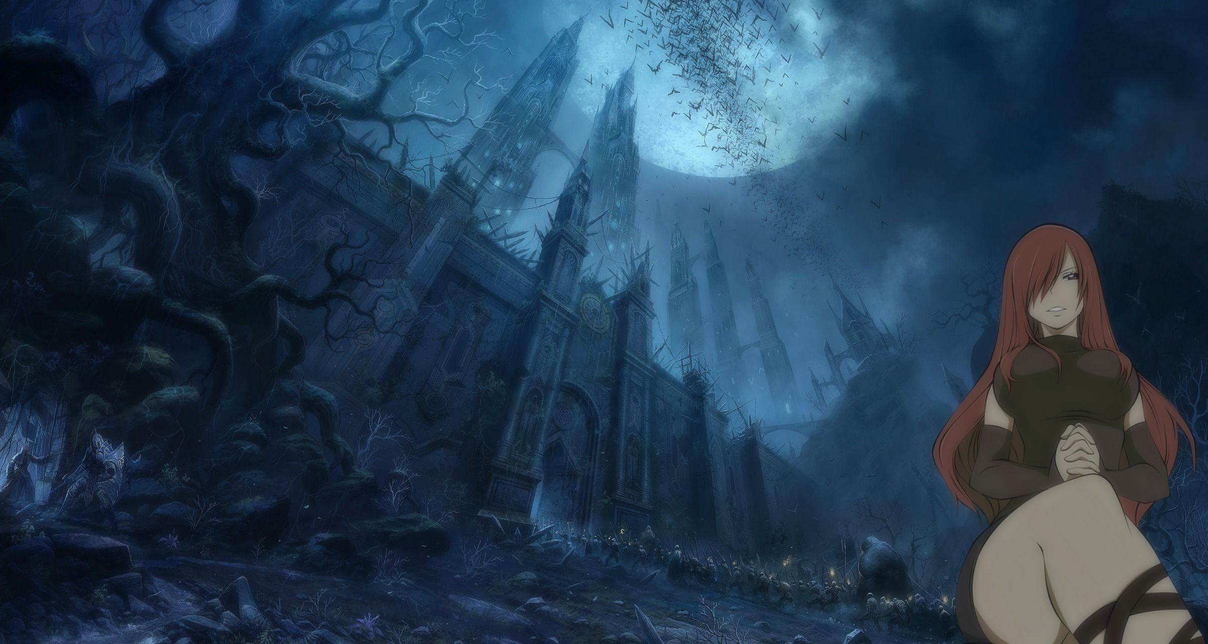 2420x1290 Dark Queen Scarlet HD Wallpaper