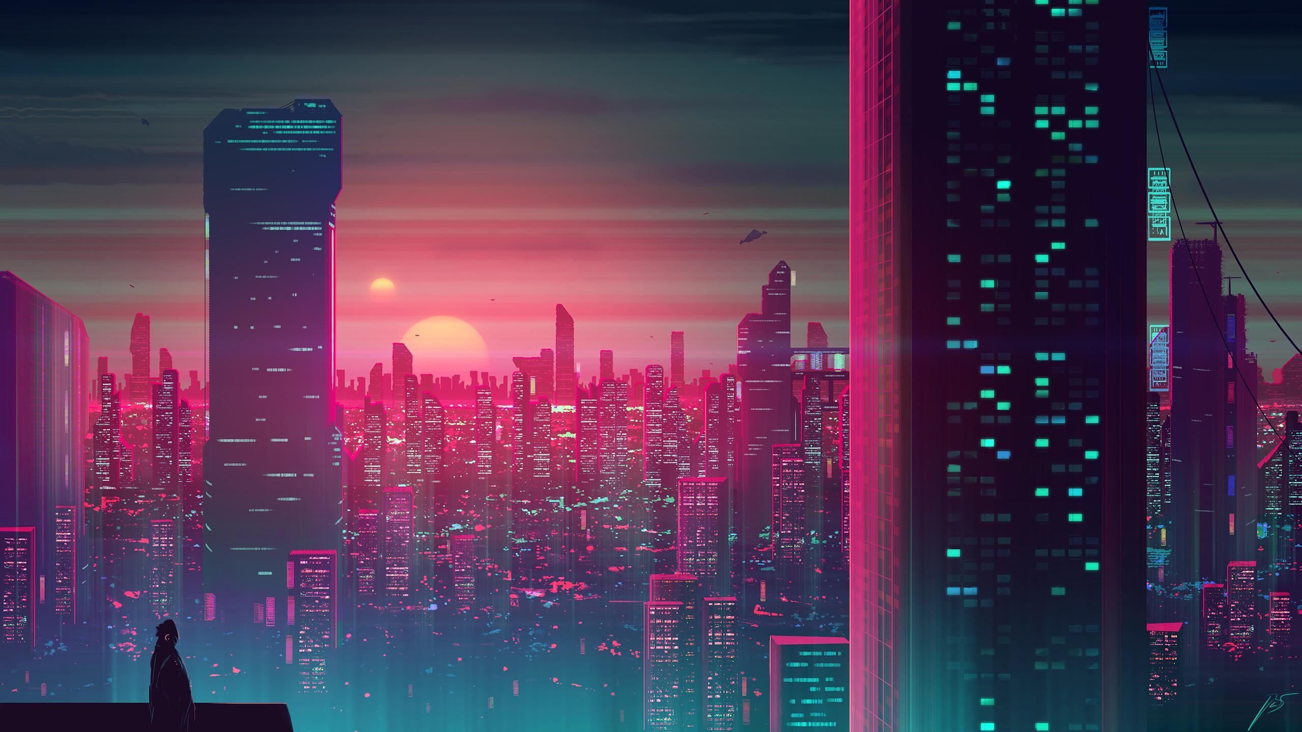 2560x1440 Futuristic 4K wallpaper for your desktop or mobile screen free