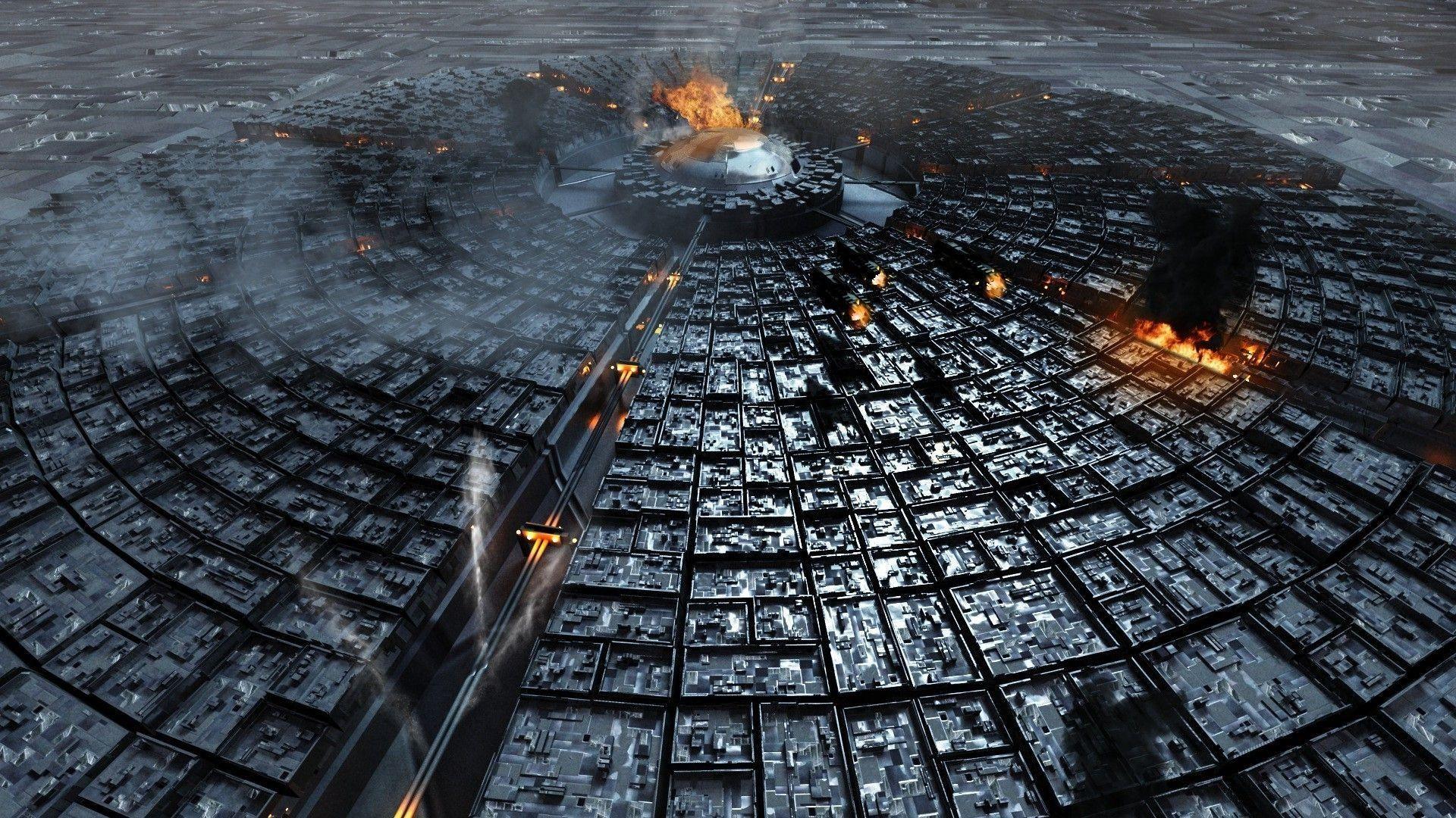 1920x1080 Futuristic Black Megastructure HD Wallpaper Cool Image Free 4k