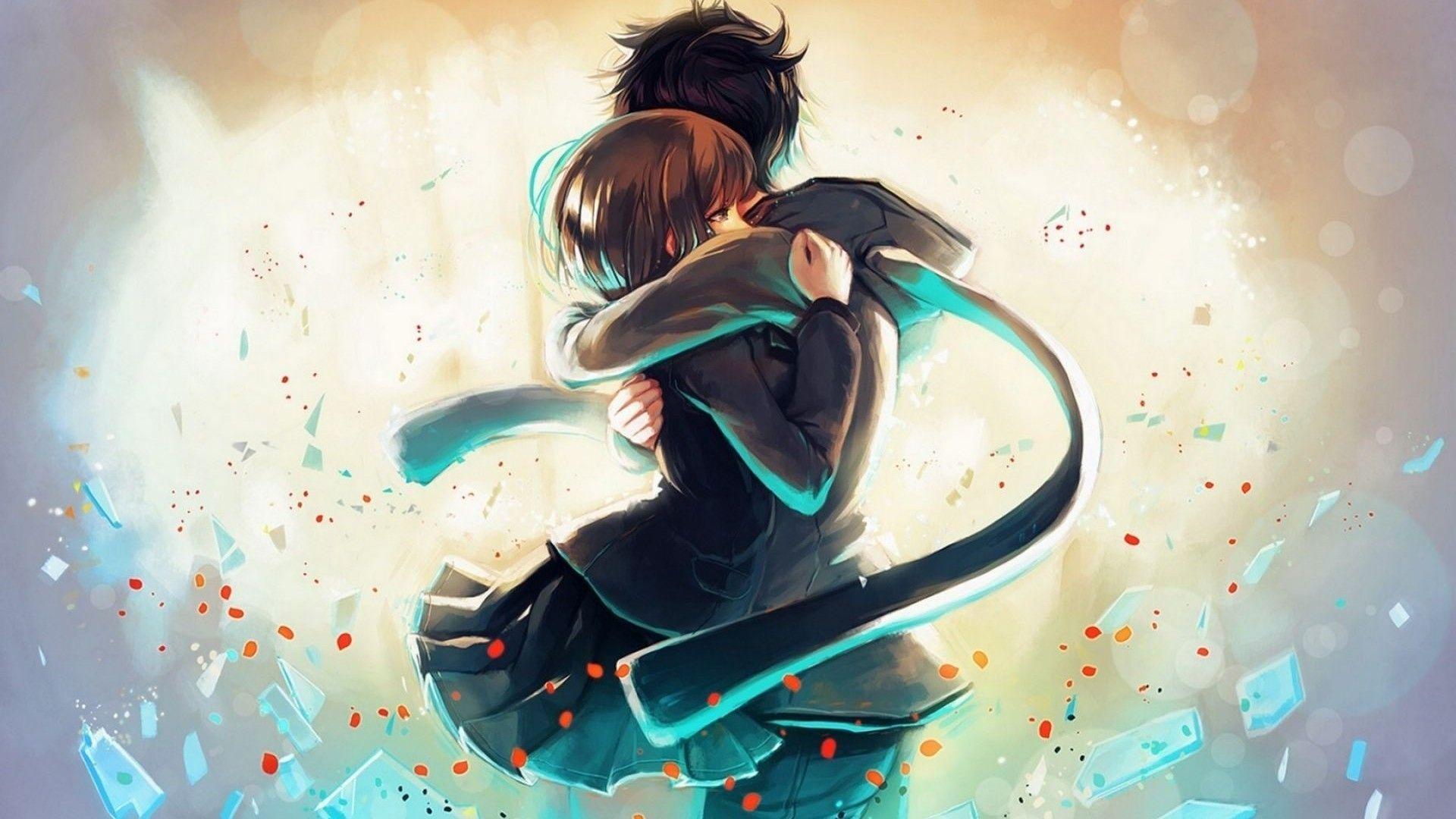 1920x1080 Love Cute Anime Couples Wallpaper