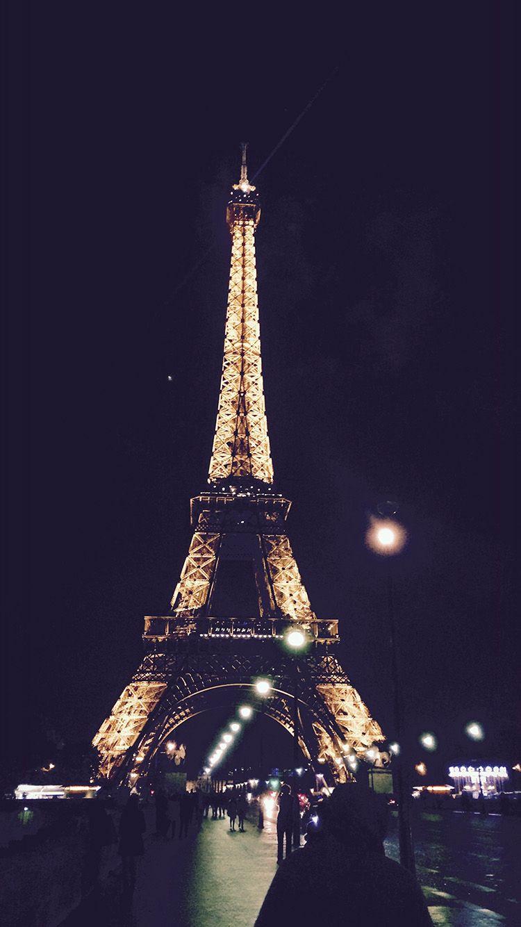 750x1334 iPhone 8 wallpaper. paris city art night