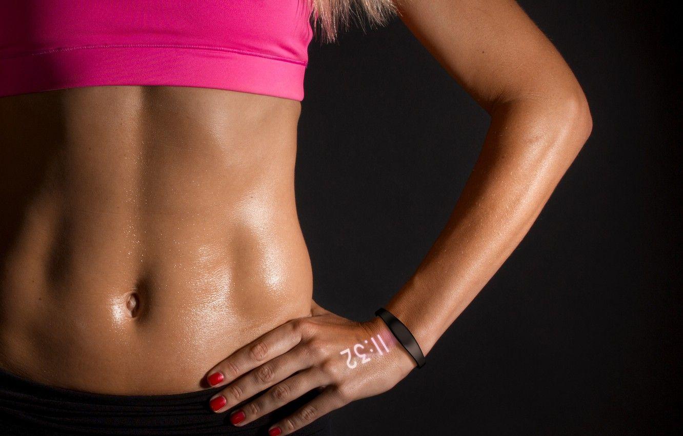 1332x850 Free download Wallpaper woman watch fitness abs image