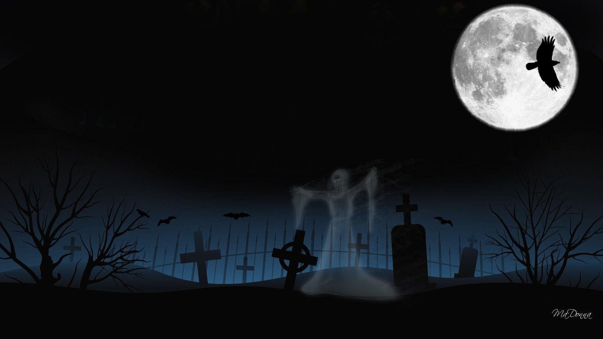 1920x1080 Graveyard Wallpaper
