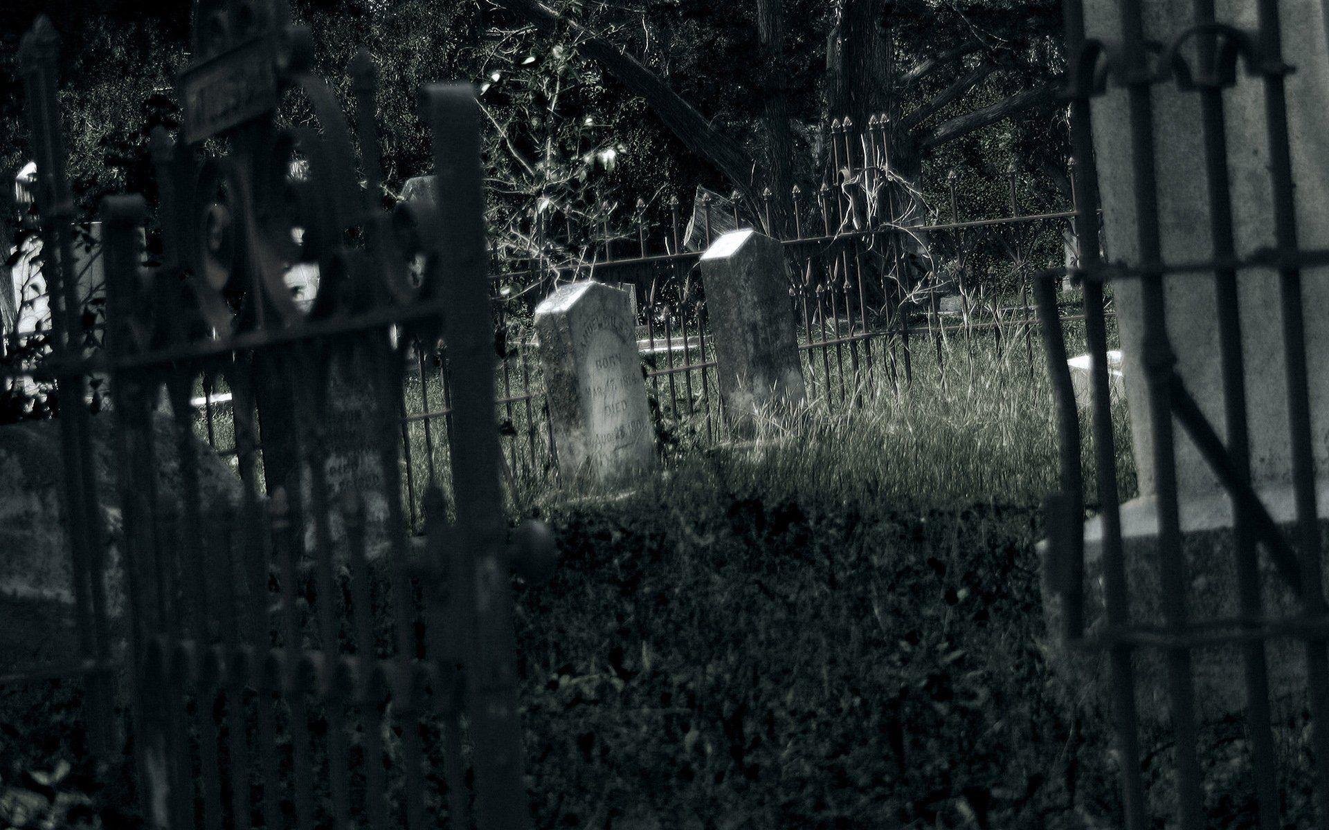 1920x1200 Graveyard Wallpaper