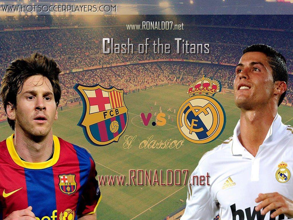 1024x768 Cristiano Ronaldo Vs Lionel Messi Wallpaper 2012