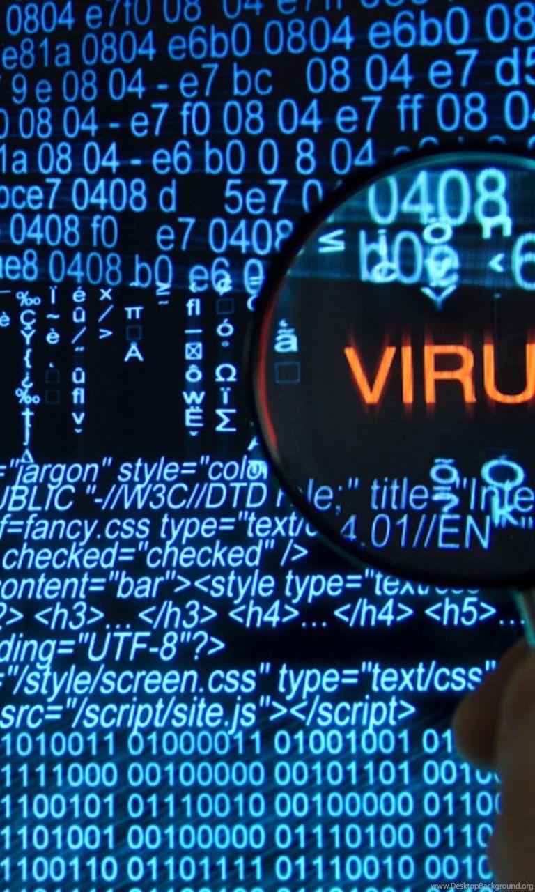 768x1280 Computer Virus Wallpaper