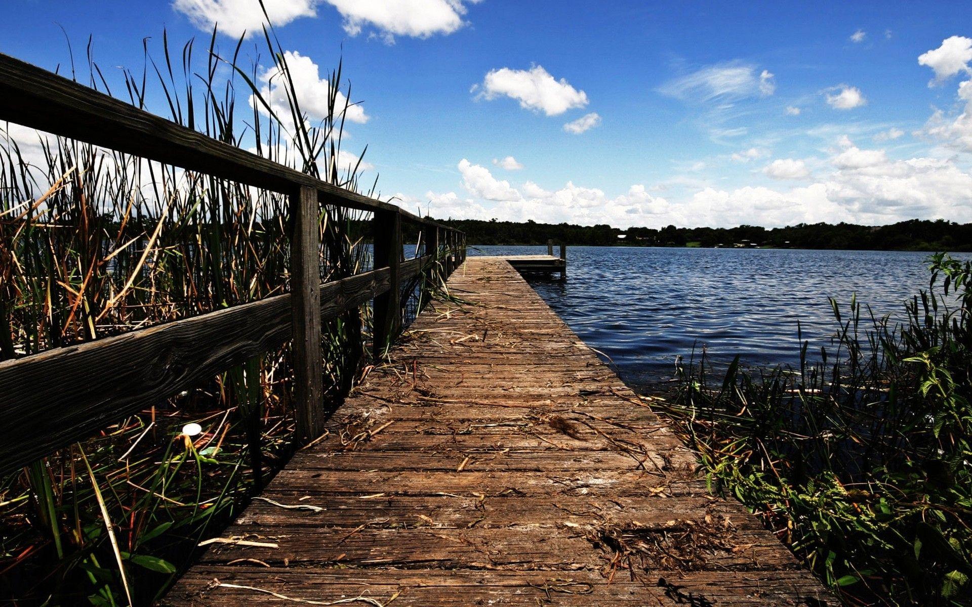 1920x1200 Lakes: Lake Wharf Water Pier iPhone Wallpaper District for HD 16:9