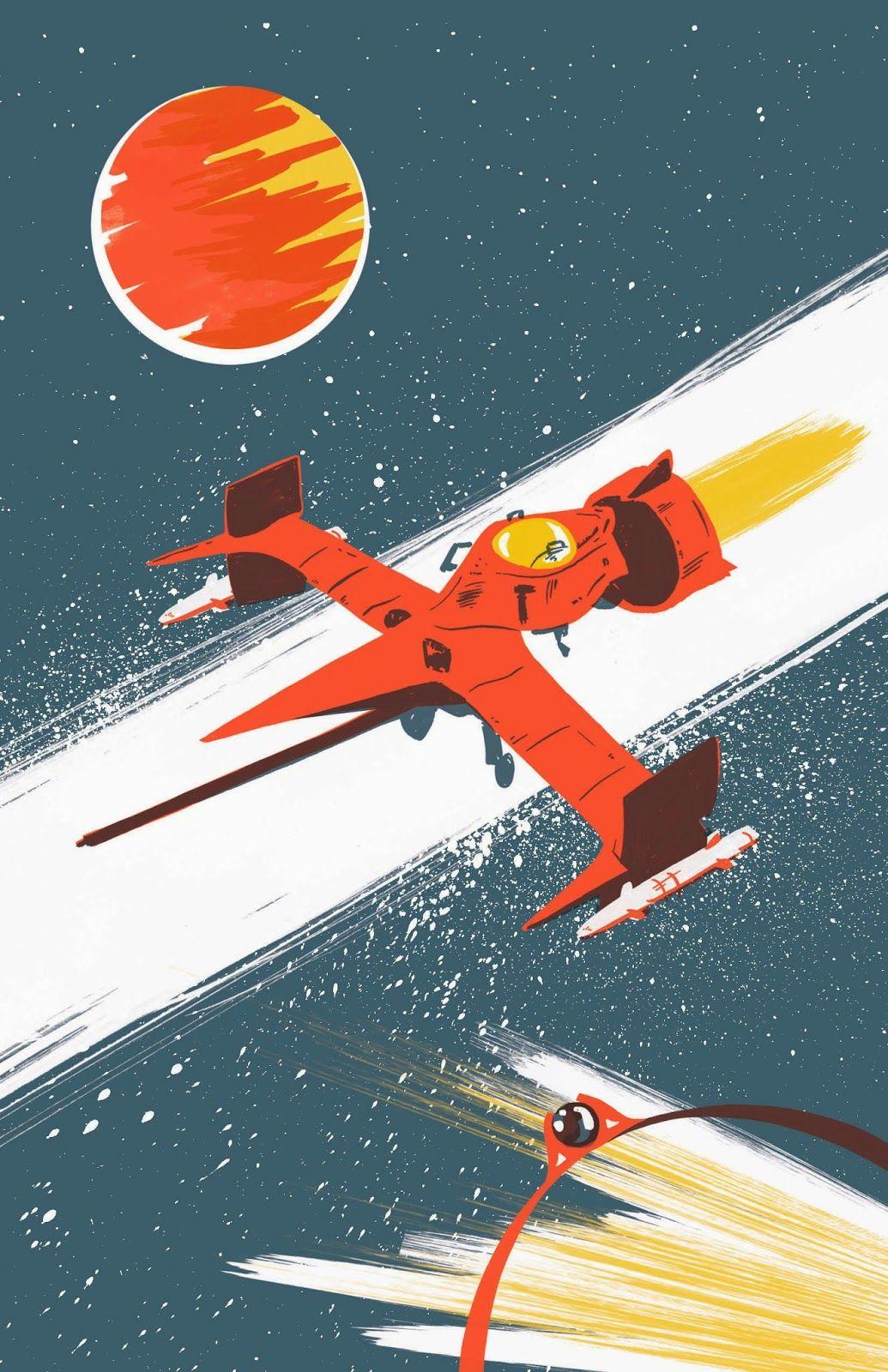 1035x1600 shannon may // illustration: Swordfish II for See You Space Cowboy