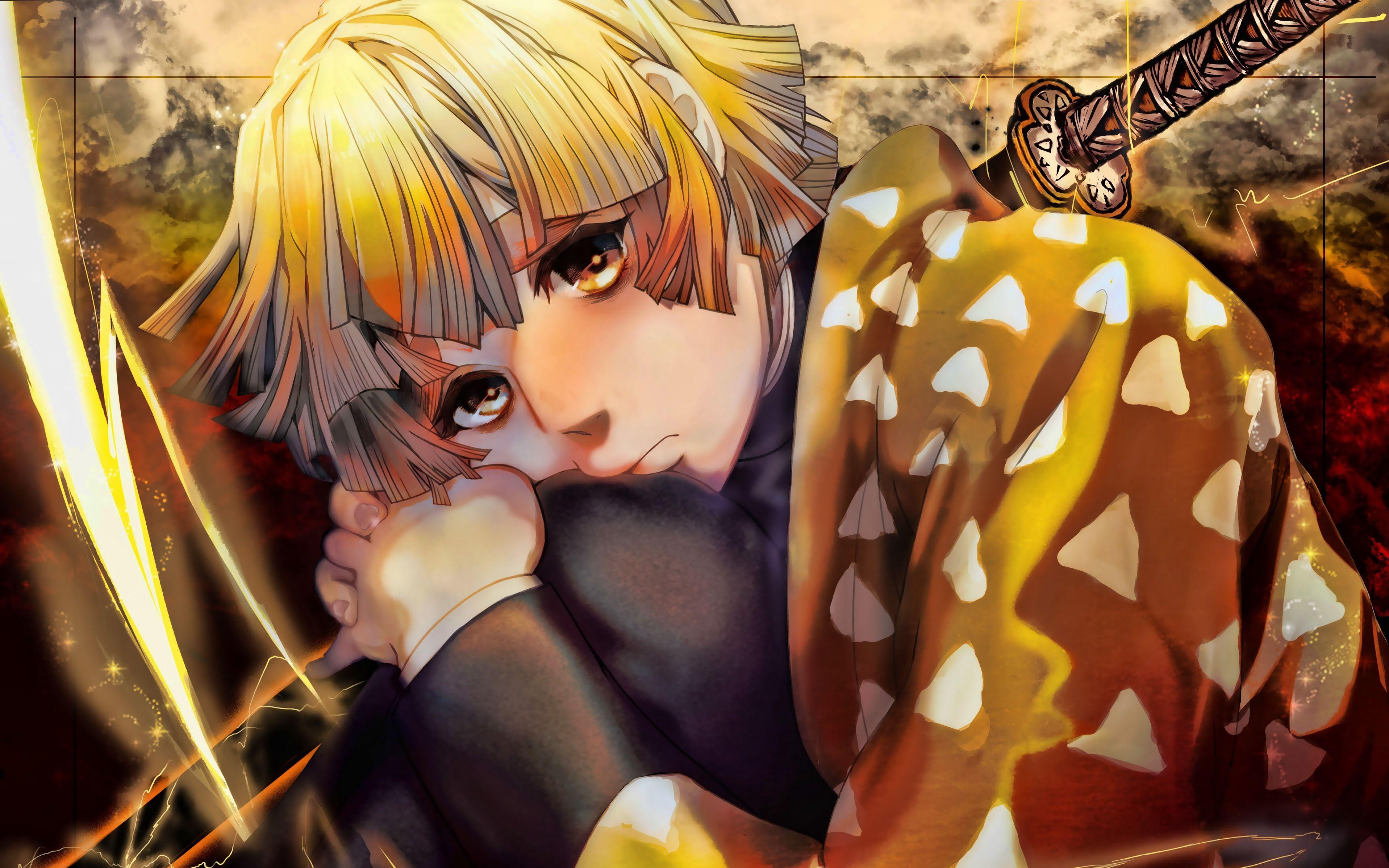 Zenitsu 4K Wallpapers Top Free Zenitsu 4K Backgrounds WallpaperAccess