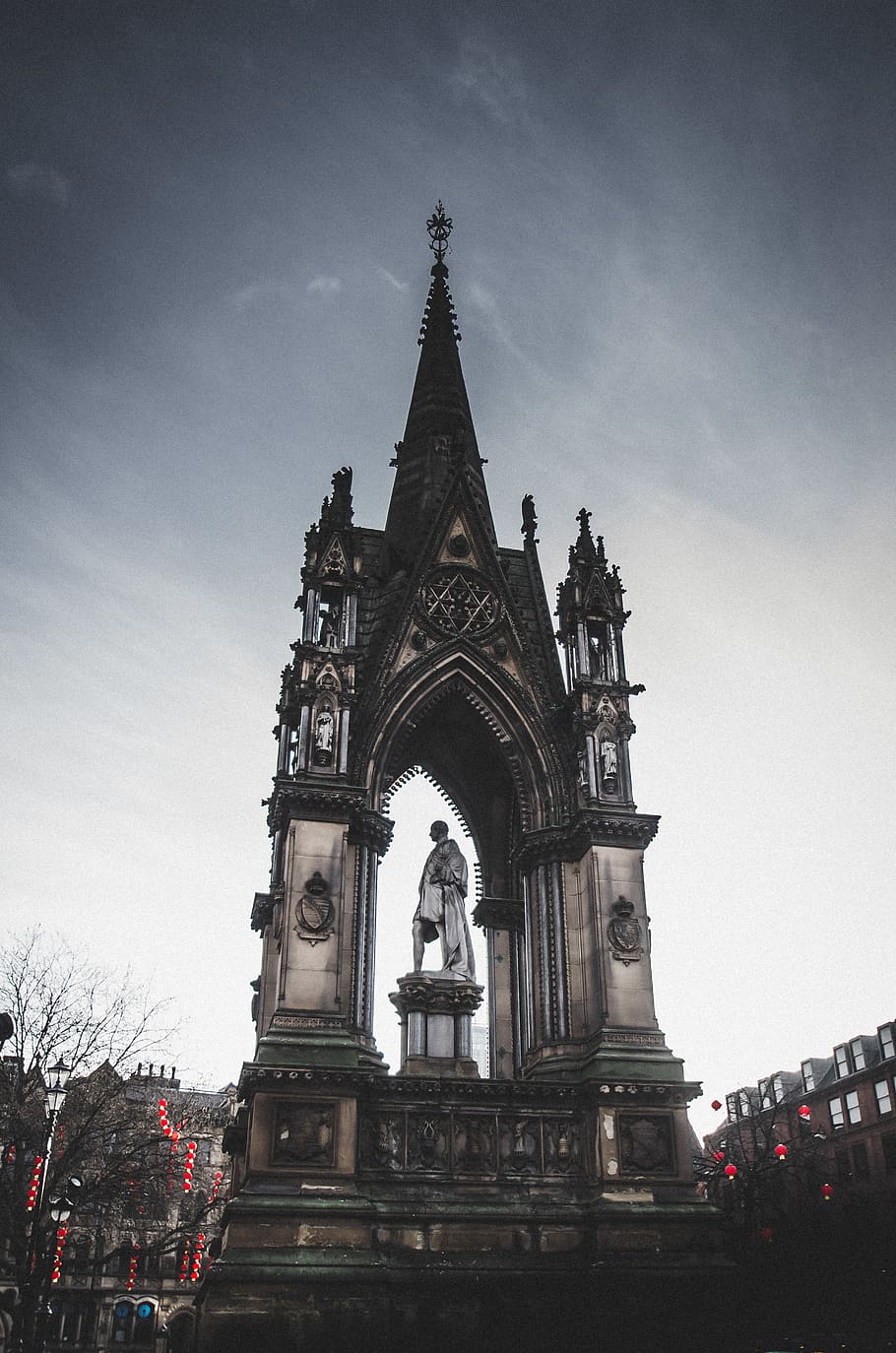 910x1374 HD wallpaper: united kingdom, manchester, albert square, urban